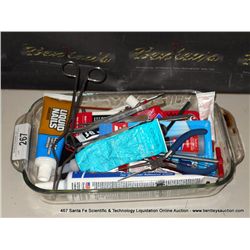 GLASS DISH: MISCELLANEOUS GLUE & ADHESIVE