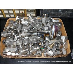 BOX: MISCELLANEOUS METAL PIPE & VALVE FITTINGS
