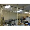 Image 1 : CEILING MOUNTED PLASTIC CURTAIN ENCLOSURE