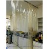 Image 3 : CEILING MOUNTED PLASTIC CURTAIN ENCLOSURE