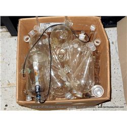BOX: MISCELLANEOUS LAB GLASSWARE