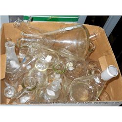 BOX: MISCELLANEOUS LAB GLASSWARE
