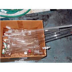 BOX: MISCELLANEOUS LAB GLASSWARE
