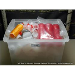 BIN: LAB PLASTIC WARE