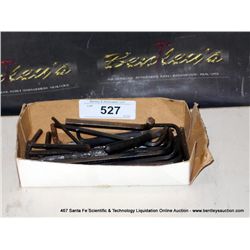 BOX: ALLEN WRENCHES W/ WIRE SNIP