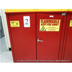 EAGLE 2-DOOR RED FLAMMABLE STORAGE CABINET