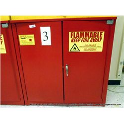 EAGLE 2-DOOR RED FLAMMABLE STORAGE CABINET