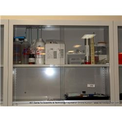 KEWAUNEE VWR FISHER SCIENTIFIC SLIDING GLASS DOOR CABINET