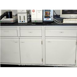 KEWAUNEE VWR FISHER SCIENTIFIC 3-DOOR 3-DRAWER CHEMICAL CABINET