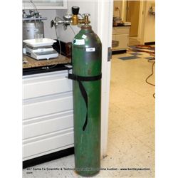 COMPRESSED NITROGYEN TANK W/ TESCOM VALVE