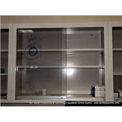 KEWAUNEE 2-DOOR SLIDING GLASS CABINET