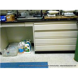 KEWAUNEE 12' 7-DRAWER 2-DOOR CABINET