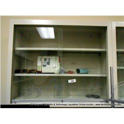 KEWAUNEE 2-DOOR SLIDING GLASS CABINET