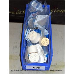 BIN: MISCELLANEOUS SWAGELOK TUBE FITTINGS