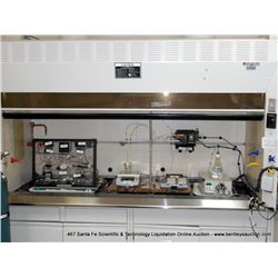 KEWAUNEE AIR ALERT 300 FUME HOOD W/ GREENHECH-ROOF BLOWER, ----->BUYER MUST REMOVE  BLOWER ON TOP<--