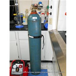NITROGEN COMPRESSED TANK W/ GAUGE