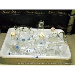 TRAY: BEAKERS