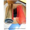 Image 1 : BOX: MISCELLANEOUS INCLUDING ROLL NON SLIP MAT PLASTIC SPOOLS