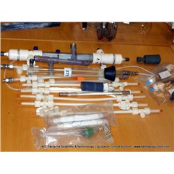 LOT: MISCELLANEOUS LAB PLASTIC TUBE FITTINGS