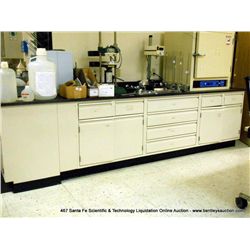 KEWAUNEE METAL & SLATE LAB CABINET/ TABLE