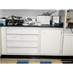 KEWAUNEE METAL & SLATE LAB CABINET /TABLE
