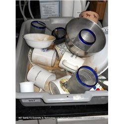 TUB: MISCELLANEOUS CUPS, DISHED, BOWLS