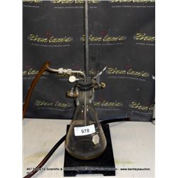 PYREX 1000ML 27/160 FILTER FLASK W/ LAB STAND