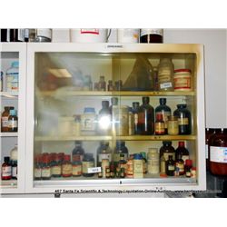 BRAND KEWANEE CABINET W/ 2 SLIDING GLASS DOORS