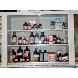 BRAND KEWANEE CABINET W/ 2 SLIDING GLASS DOORS