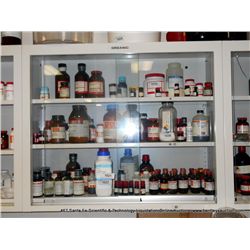 BRAND KEWANEE CABINET W/ 2 SLIDING GLASS DOORS