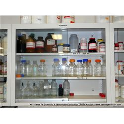 BRAND KEWANEE CABINET W/ 2 SLIDING GLASS DOORS