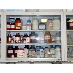 BRAND KEWANEE CABINET W/ 2 SLIDING GLASS DOORS