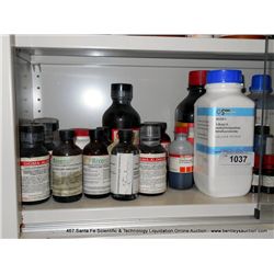 MISCELLANEOUS CHEMICALS BOTTOM SHELF LOT 1021