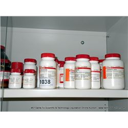 MISCELLANEOUS CHEMICALS TOP SHELF LOT 1022