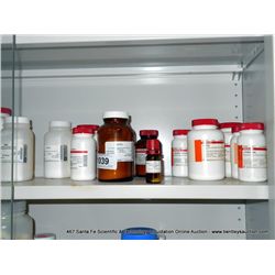 MISCELLANEOUS CHEMICALS MIDDLE SHELF LOT 1022