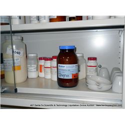 MISCELLANEOUS CHEMICALS BOTTOM SHELF LOT 1022