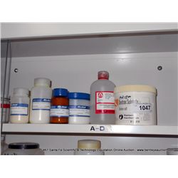 MISCELLANEOUS CHEMICALS TOP SHELF LOT 1025