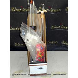 BOX: MISCELLANEOUS GLASS TUBING