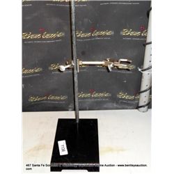 METAL BASE LAB STAND W/ CLAMPS