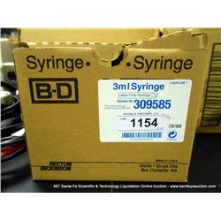BOX: BD LATEX FREE SYRINGE