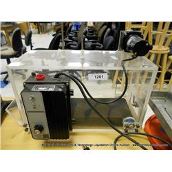 CONVEYER BOX W/ BODINE ELECTRIC GEAR MOTOR 24A2BEPM-D4 BODINE ELECTRIC CO. DE MOTOR 815