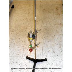 METAL BASE LAB STAND W/ CLAMPS