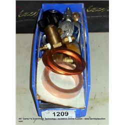 BIN: HUNTINGTON BRASS G-450, MISCELLANEOUS FITTINGS & GAUGES