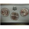Image 2 : 1984 P/D/S OLYMPIC 3 SILVER DOLLAR SET UNC