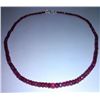 Image 2 : 108.85 Ct Necklace of Ruby Sterling 925 Silver