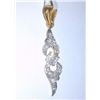 Image 1 : 1.780g Pendant Made in 18kt 1.716g Gold, 0.32 Ctw Diamond