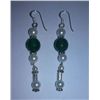 Image 1 : 5.740g Earring of Semi-Precious Gemstone Sterling 925 Silver
