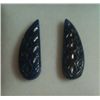Image 1 : 24.25 Ct Pair of Designer Blue Sapphire Stone