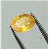 Image 1 : 6.50 Ct Yellow Sapphire Stone of Oval Shape