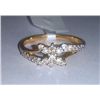 Image 1 : 2.458g Ring Made in 18kt 2.406g Gold, 0.26 Ctw Diamond